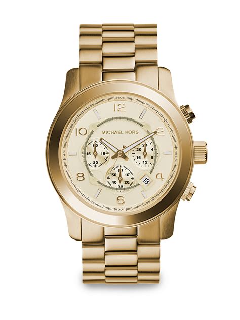 michael kors runway oversize watch|Michael Kors runway watch slim.